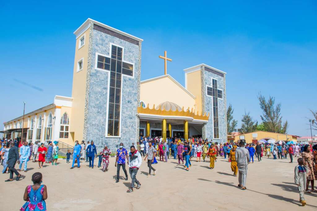 Front View of the Golden Parish