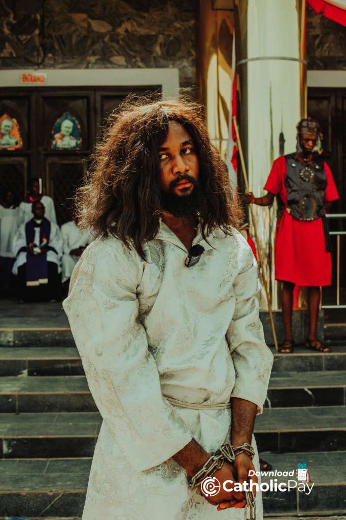 The Actor Playing Jesus Christ During the Passion Play